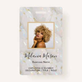 Benutzerdefinierter Foto Name Holographic Imitats Ausweis