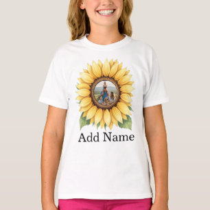 Benutzerdefinierter Foto-Name Text Personalisiert  T-Shirt