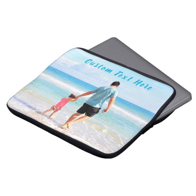 Benutzerdefinierter Foto Notebook-Sleeve Ihre Foto Laptopschutzhülle (Vorne Oben)