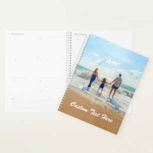Benutzerdefinierter Foto-Planer mit Ihren Fotos un Planer