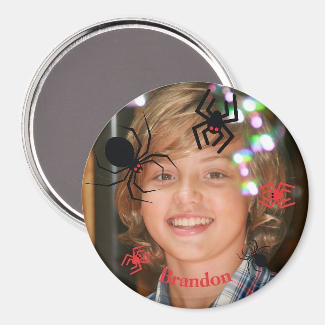 Benutzerdefinierter Foto-Rundmagnet Magnet (Vorderseite/Rückseite)