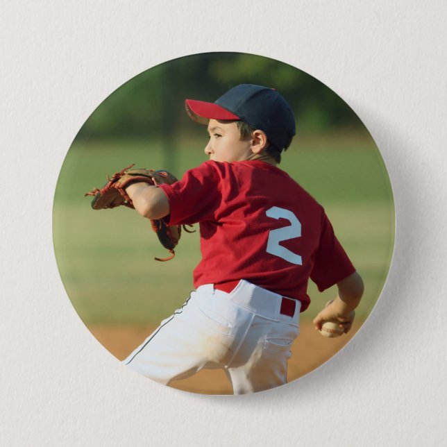 Benutzerdefinierter Foto-Sportbutton / -Pin Button (Vorderseite)