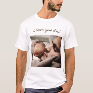 Benutzerdefinierter Foto T - Shirt Fotos Vater