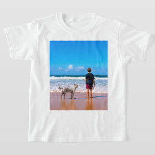 Benutzerdefinierter Foto-T - Shirt mit Ihren bevor
