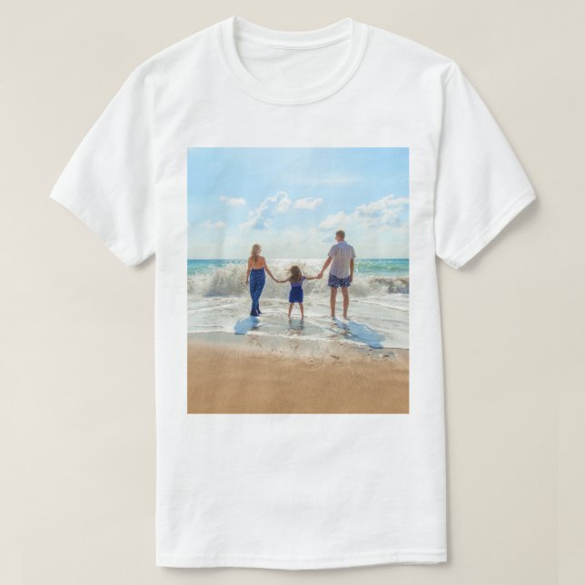 Benutzerdefinierter Foto T - Shirt Personalisiert  (Design vorne)