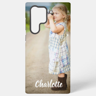 Benutzerdefinierter Foto-Text Personalisiert  Samsung Galaxy Hülle