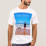 Benutzerdefinierter Foto Text T - Shirt Ihre Haust<br><div class="desc">Benutzerdefiniertes Foto und Text - Eigenes Design mit Haustieren - Personalisierte Familie / Freunde oder Persönliches Geschenk - Foto und Text hinzufügen - Größe ändern und verschieben oder entfernen und hinzufügen / Text mit Anpassungs-Tool ! Genießen - Glücklich sein :)</div>