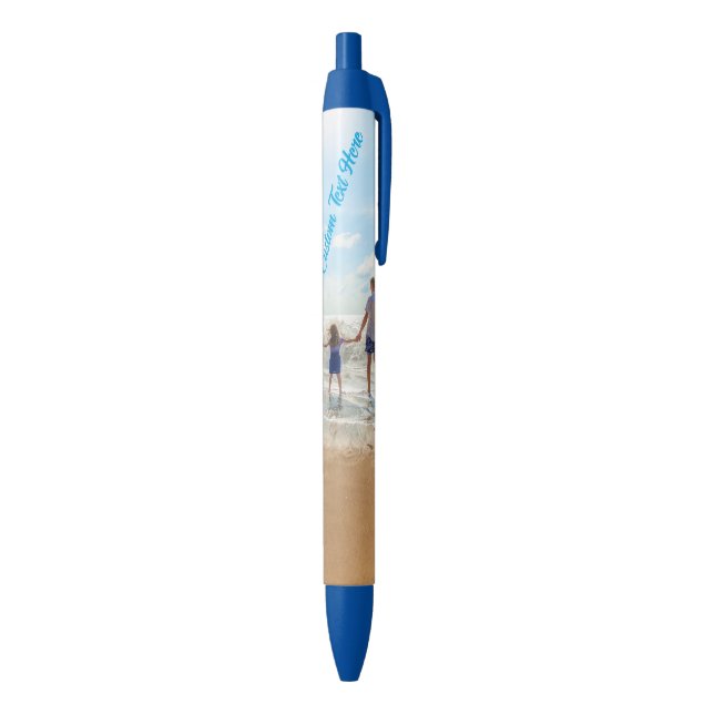Benutzerdefinierter Foto- und Textstift mit Ihrem  Kugelschreiber (Unterseite (Vertikal))