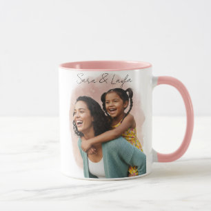 Benutzerdefinierter Fotobecher für Familienpaar Tasse