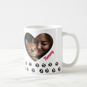 Benutzerdefinierter Fotobecher   Herzförmiges Bild Kaffeetasse