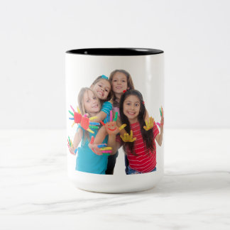 Benutzerdefinierter Fotobecher – Personalisiertes Zweifarbige Tasse