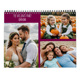 Benutzerdefinierter Fotokalender – ganzseitige mon Kalender