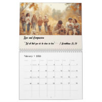 Benutzerdefinierter Fotokalender mit Bibelversen