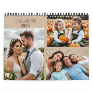 Benutzerdefinierter Fotokalender – monatliche Foto Kalender