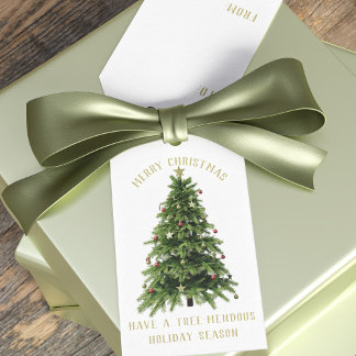 Benutzerdefinierter Frohe Weihnachten Baum Feierta Geschenkanhänger