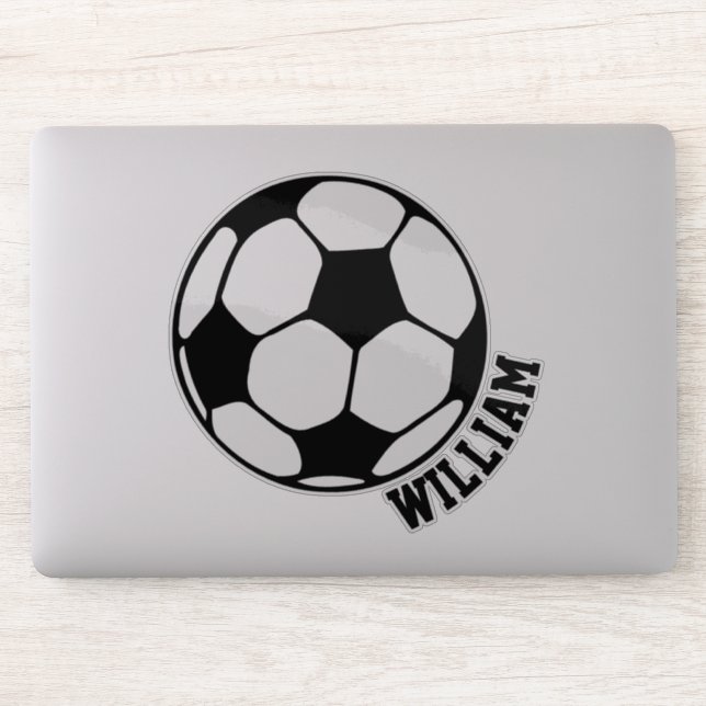 Benutzerdefinierter Fußball Aufkleber (Computer)