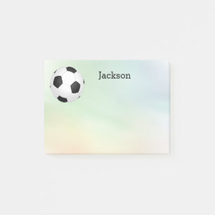 benutzerdefinierter Fußball-Post-it-Notiz zur Pers Post-it Klebezettel