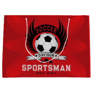 Benutzerdefinierter Fußballteamspieler Große Geschenktüte