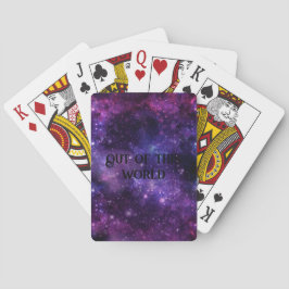 Benutzerdefinierter Galaxy-Nebel Kartenspielen Spielkarten