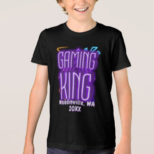 Benutzerdefinierter Gaming-King für den Gamer-Loca Tri-Blend Shirt