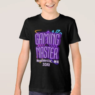 Benutzerdefinierter Gaming-Master für den Namen de Tri-Blend Shirt