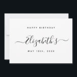 Benutzerdefinierter Geburtstag Feiertagskarte<br><div class="desc">GLÜCKLICHES GEBURTSTAG Geschenk oder Geschenk.</div>