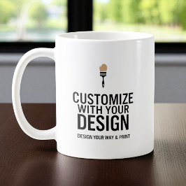 Benutzerdefinierter Geschäftsleerzeichen Firmenbra Kaffeetasse