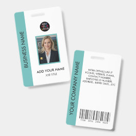 Benutzerdefinierter Geschäftslogo-Foto-ID-Ausweis- Ausweis