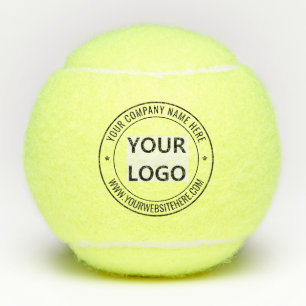 Benutzerdefinierter Geschäftslogo-Name-Info-Stempe Tennisbälle