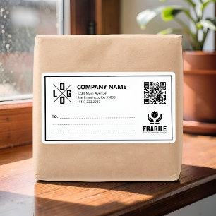 Benutzerdefinierter Geschäftslogo-QR-Code Fragil W