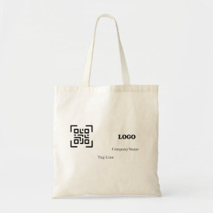 Benutzerdefinierter Geschäftslogo-QR-Code Werbeart Tragetasche