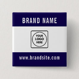 Benutzerdefinierter Geschäftslogo-Text Promotions- Button