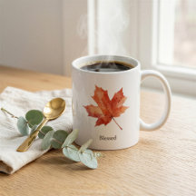 Benutzerdefinierter Gesegneter Herbst-Aquarell-Aho