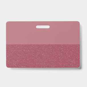 Benutzerdefinierter Glitter-Abzeichen – Rosenvergo Ausweis
