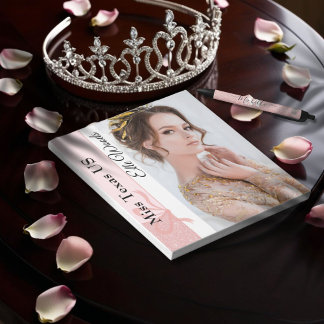 Benutzerdefinierter Glitzer-Pad für Pastell Notizblock