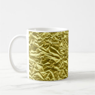 Benutzerdefinierter Goldfolieneffekt Kaffeetasse