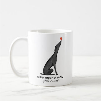 Benutzerdefinierter Greyhound-Mom-Tasse, Personali Kaffeetasse