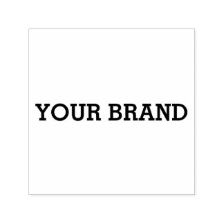 Benutzerdefinierter Gummistempel mit Markennamen Permastempel