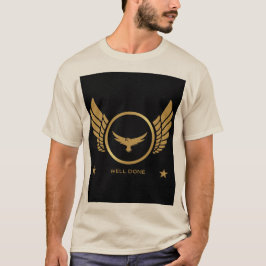 Benutzerdefinierter, gut gefertigter Text-Adler-Bi T-Shirt
