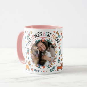 Benutzerdefinierter Haustier-Fotomug & Name   Gesc Tasse