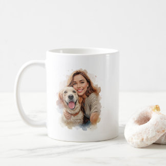 Benutzerdefinierter Haustier- und Besitzer-Becher  Kaffeetasse