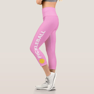 Benutzerdefinierter, heller, heller Pickleball-Pla Capri Leggings