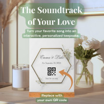Benutzerdefinierter Hochzeitslied QR-Code Hochzeit