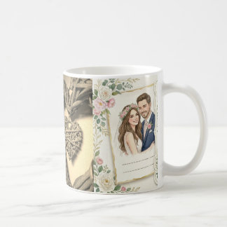 Benutzerdefinierter Hochzeitsporträt-Becher  Kaffeetasse