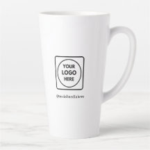 Benutzerdefinierter hoher 17oz-Logo-Latte-Mug ohne