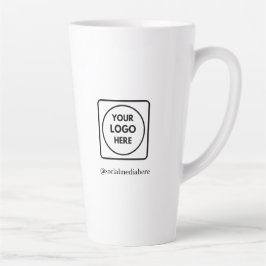 Benutzerdefinierter hoher 17oz-Logo-Latte-Mug ohne Milchtasse
