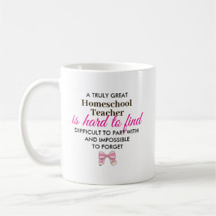Benutzerdefinierter Homeschool-Lehrer Lehrer-Schät Kaffeetasse