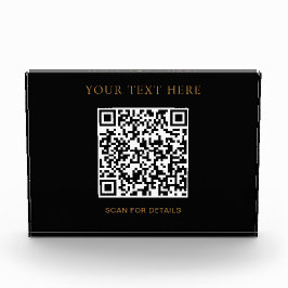 Benutzerdefinierter horizontaler Foto-Block mit QR Fotoblock