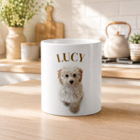 Benutzerdefinierter Hund Photo Tasse – Personalisi