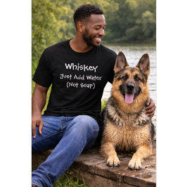 Benutzerdefinierter Hunde Liebhaber | Einfach Wass T-Shirt